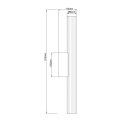 Light Prestige Kinkiet Linea 61 cm biały LED CCT