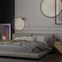 Light Prestige Kinkiet Mirror L czarny IP44 LED CCT