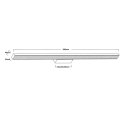 Light Prestige Kinkiet Aqua 92 cm czarny IP44 LED CCT
