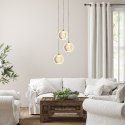 Light Prestige Lampa wisząca Brillant 3 złota LED CCT