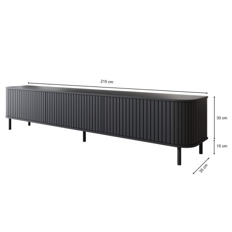 Komoda RTV ZYLIO 215N czarny