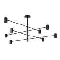 Light Prestige Lampa wisząca Snow 8 czarna 8xGU10