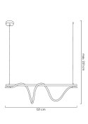 MOOSEE lampa wisząca SERPIENTE 120 czarna