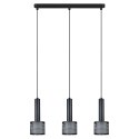 Light Prestige Lampa wisząca Amo czarna 3xE27