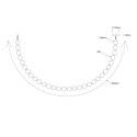 Light Prestige Lampa wisząca Dorado Rope 3 m złota LED CCT