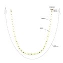 Light Prestige Lampa wisząca Dorado Rope 4 m złota LED CCT