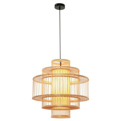 Light Prestige Lampa wisząca Stela rattanowa 1xE27
