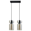 Light Prestige Podwójna lampa wisząca Nivio dymna 2xE27