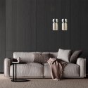 Light Prestige Podwójna lampa wisząca Nivio dymna 2xE27