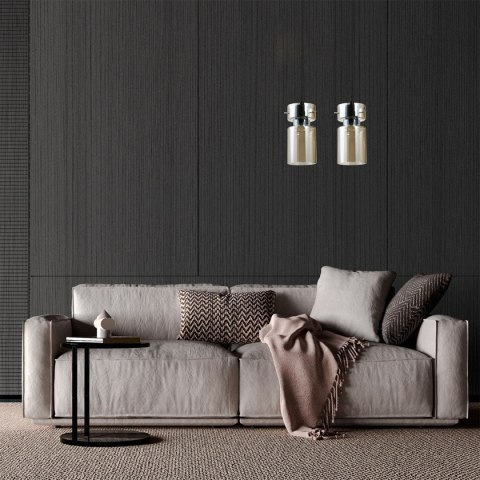 Light Prestige Podwójna lampa wisząca Nivio dymna 2xE27