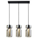 Light Prestige Potrójna lampa wisząca Nivio dymna 3xE27