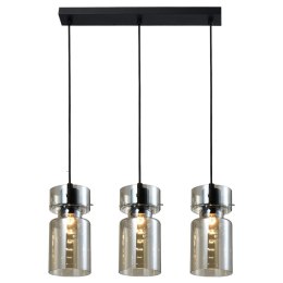 Light Prestige Potrójna lampa wisząca Nivio dymna 3xE27