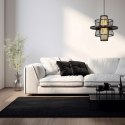 Light Prestige Rattanowa lampa wisząca Astra czarna 1xE27