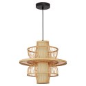 Light Prestige Rattanowa lampa wisząca Astra naturalna 1xE27