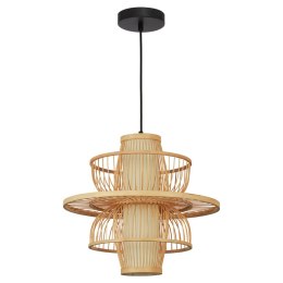 Light Prestige Rattanowa lampa wisząca Astra naturalna 1xE27