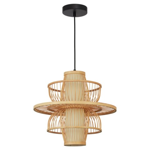 Light Prestige Rattanowa lampa wisząca Astra naturalna 1xE27