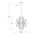 Light Prestige Rattanowa lampa wisząca Astra naturalna 1xE27