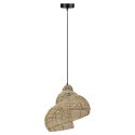 Light Prestige Rattanowa lampa wisząca Shella 40 cm jasne drewno 1xE27