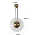 Light Prestige Kinkiet Bell transparentny LED CCT