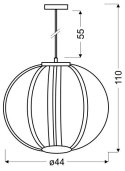 CANSAS LAMPA WISZĄCA 44 LED 35W