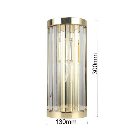 Light Prestige Kinkiet Vetro złoto 1xE14
