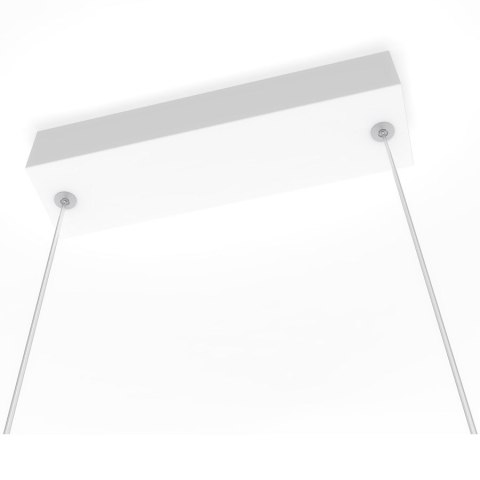 Light Prestige Lampa wisząca Mirror L biała IP44 LED CCT