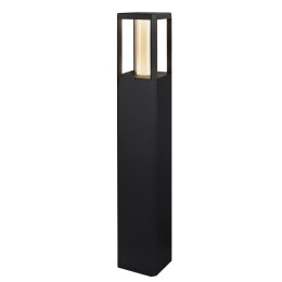 Lampa ogrodowa LED CROCUS - czarny słupek 2x6W IP65 - nowoczesne oświetlenie ścieżki ogrodowej