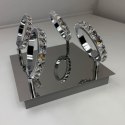 Light Prestige Plafon Carrara srebrny LED 3000K