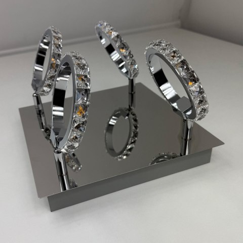 Light Prestige Plafon Carrara srebrny LED 3000K