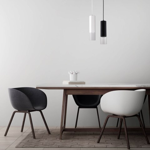 Light Prestige Lampa wisząca Manacor czarna 1xGU10