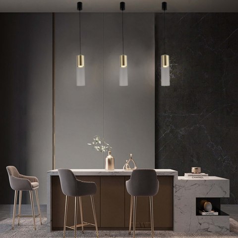 Light Prestige Lampa wisząca Manacor złota 1xGU10