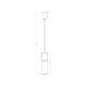 Light Prestige Lampa wisząca Manacor złota 1xGU10