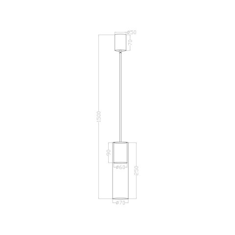 Light Prestige Lampa wisząca Manacor złota 1xGU10