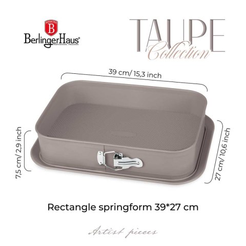 FORMA TYTANOWA 39x27cm BERLINGER HAUS BH-7943 TAUPE