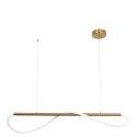 Light Prestige Lampa wisząca Meleca S złota LED CCT