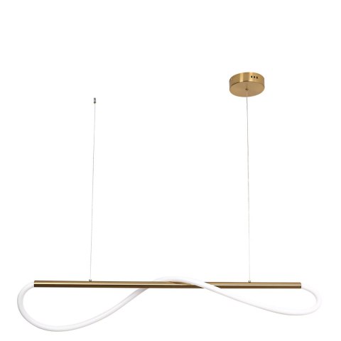 Light Prestige Lampa wisząca Meleca S złota LED CCT