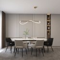 Light Prestige Lampa wisząca Meleca S złota LED CCT