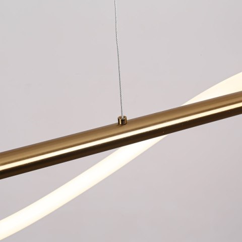 Light Prestige Lampa wisząca Meleca S złota LED CCT