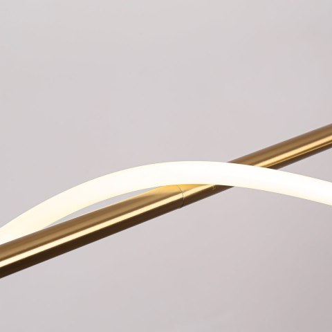 Light Prestige Lampa wisząca Meleca S złota LED CCT