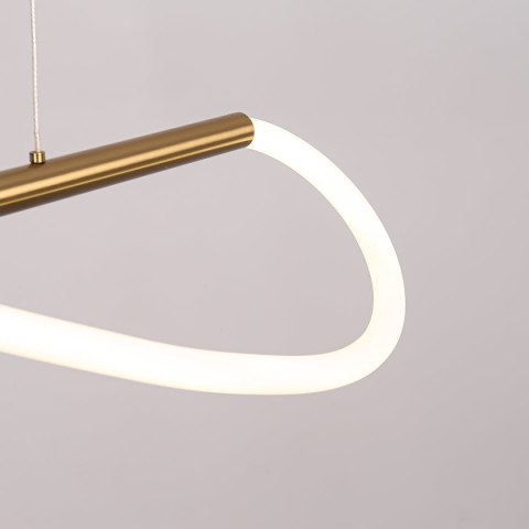 Light Prestige Lampa wisząca Meleca S złota LED CCT