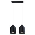 Light Prestige Metalowa lampa wisząca Nilo czarna 2xGU10