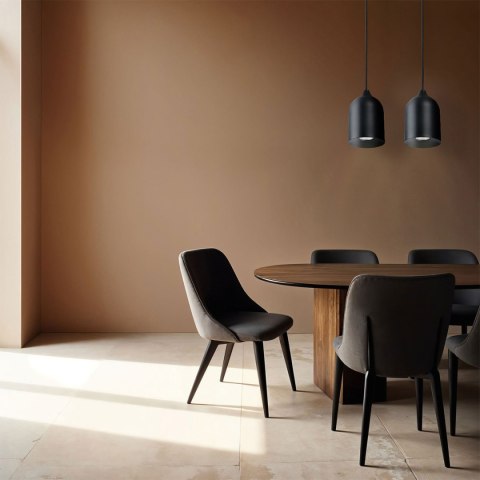 Light Prestige Metalowa lampa wisząca Nilo czarna 2xGU10
