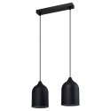 Light Prestige Metalowa lampa wisząca Nilo czarna 2xGU10