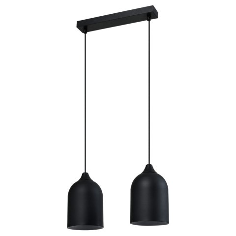 Light Prestige Metalowa lampa wisząca Nilo czarna 2xGU10