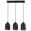 Light Prestige Metalowa lampa wisząca Nilo czarna 3xGU10