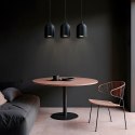 Light Prestige Metalowa lampa wisząca Nilo czarna 3xGU10