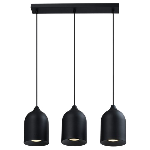 Light Prestige Metalowa lampa wisząca Nilo czarna 3xGU10