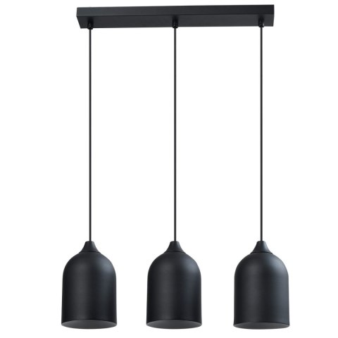 Light Prestige Metalowa lampa wisząca Nilo czarna 3xGU10