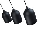 Light Prestige Metalowa lampa wisząca Nilo czarna 3xGU10