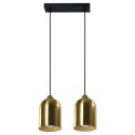 Light Prestige Metalowa lampa wisząca Nilo złota 2xGU10
